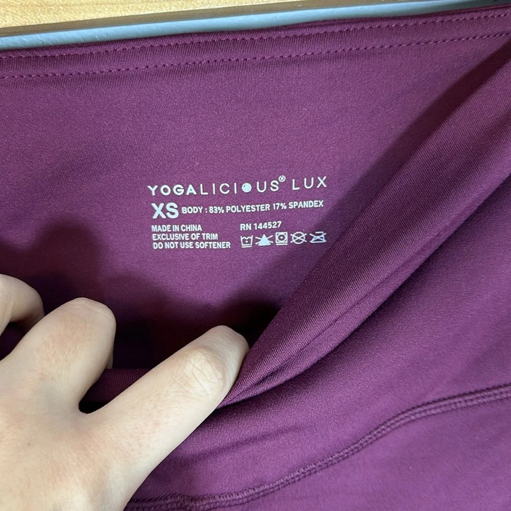 Yogalicious Lux High Rise Ankle Legging Women’s Size XS - Picture 6 of 7